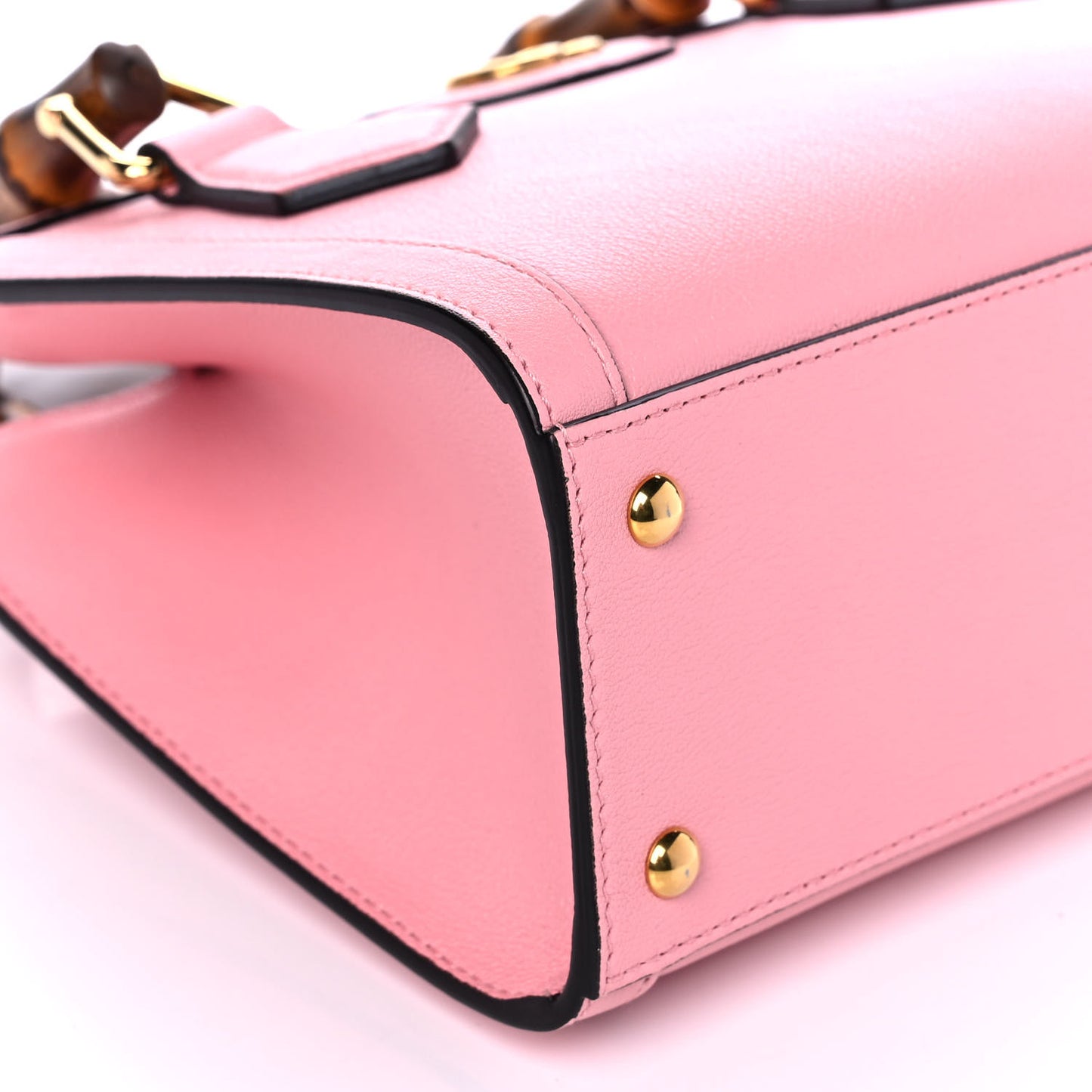 Wonka Grain Calfskin Mini Diana Tote Bag Wild Rose Fuxia Fluo