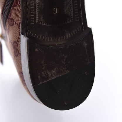 Gucci GG Monogram Lizard Mens GG Ankle Boots 9 Sahara Rubino Bright Bordeaux 7 of 12