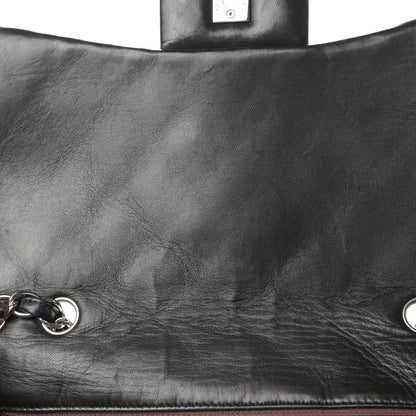 Chanel Lambskin Quilted Jumbo Single Flap Black 12 of 13