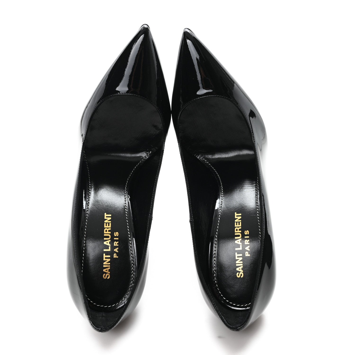 Saint Laurent Patent Opyum 85 Pumps 36.5 Black 2 of 10
