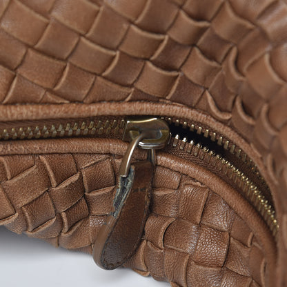Bottega Veneta Nappa Intrecciato Pyramid Hobo Noce 9 of 11