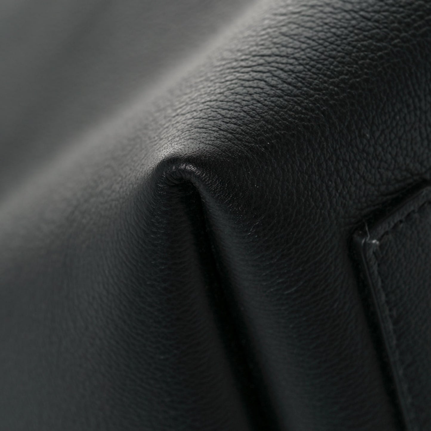 Calfskin Large Society Tote Black