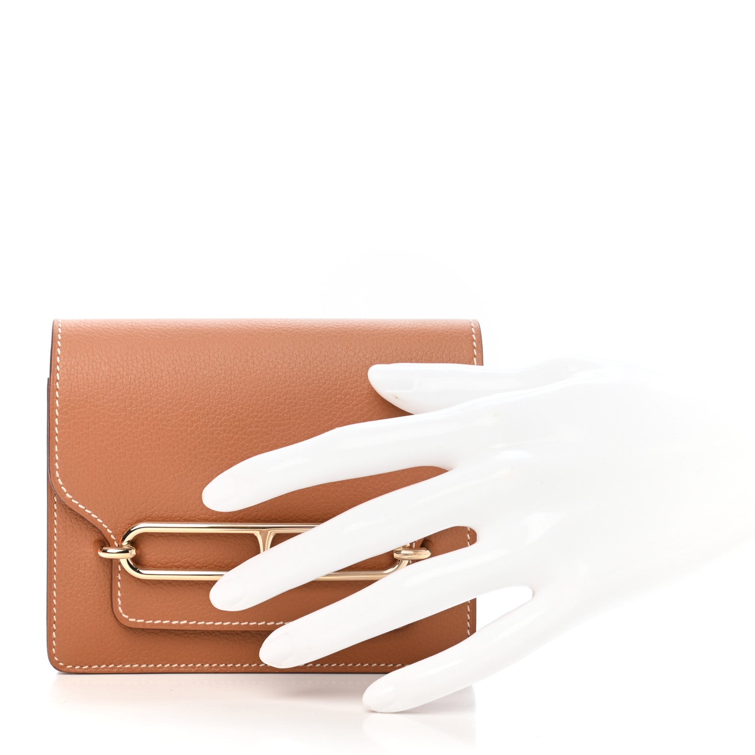 Hermes Evercolor Roulis Slim Wallet Gold 2 of 8