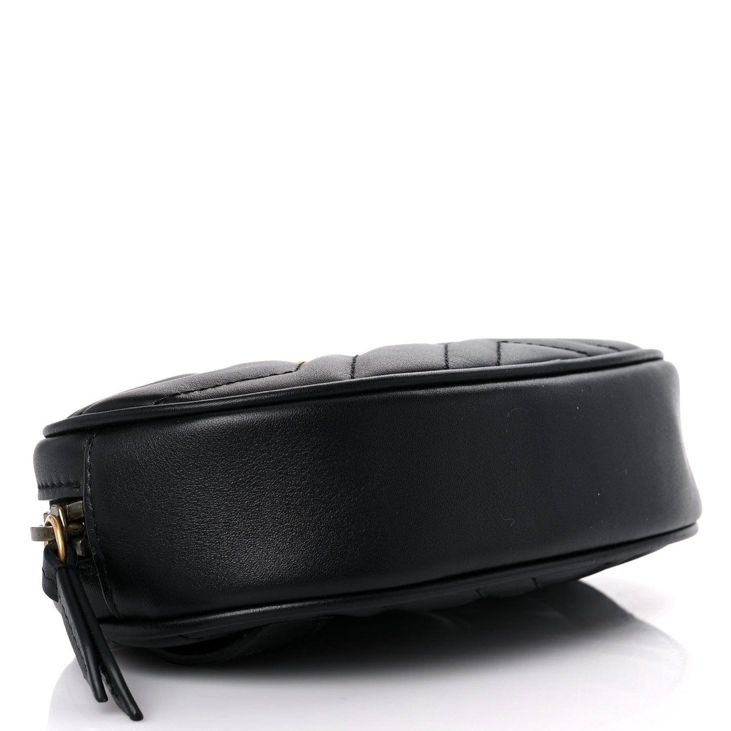Calfskin Matelasse GG Marmont Belt Bag 85 34 Black