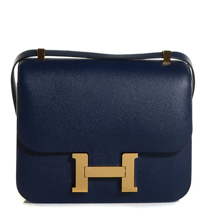 Hermes Epsom Constance 24 Bleu Saphir 1 of 14