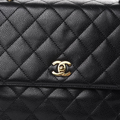 Chanel Caviar Quilted Jumbo Kelly Flap Black 10 of 15