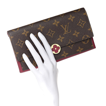 Louis Vuitton Monogram Flore Wallet Fuchsia 2 of 6