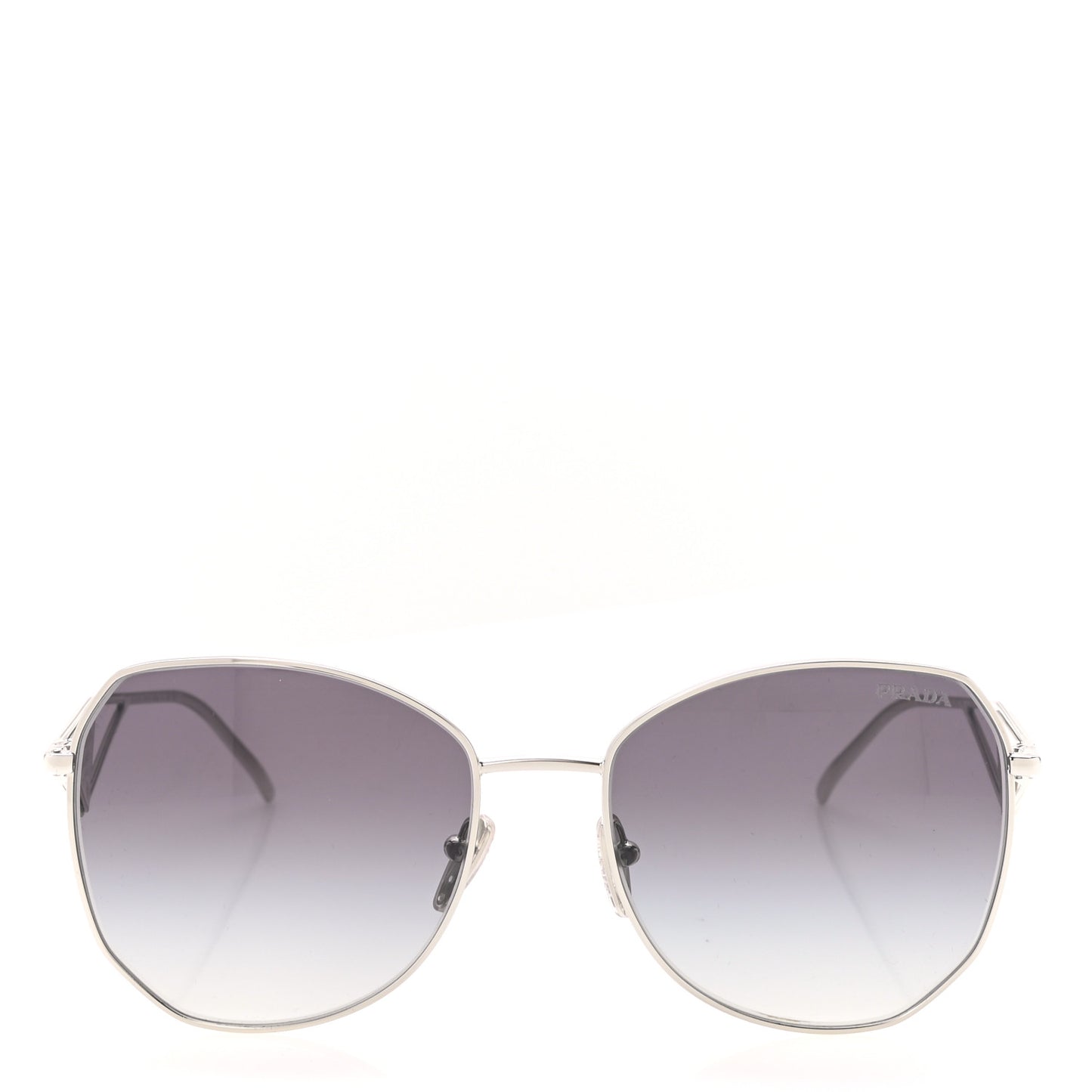 Metal Symbole Triangle Logo Sunglasses SPR57Y Smoky Grey