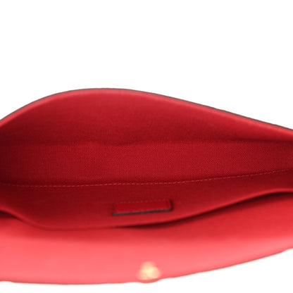 Louis Vuitton Empreinte Pochette Felicie Chain Wallet Scarlet 6 of 11