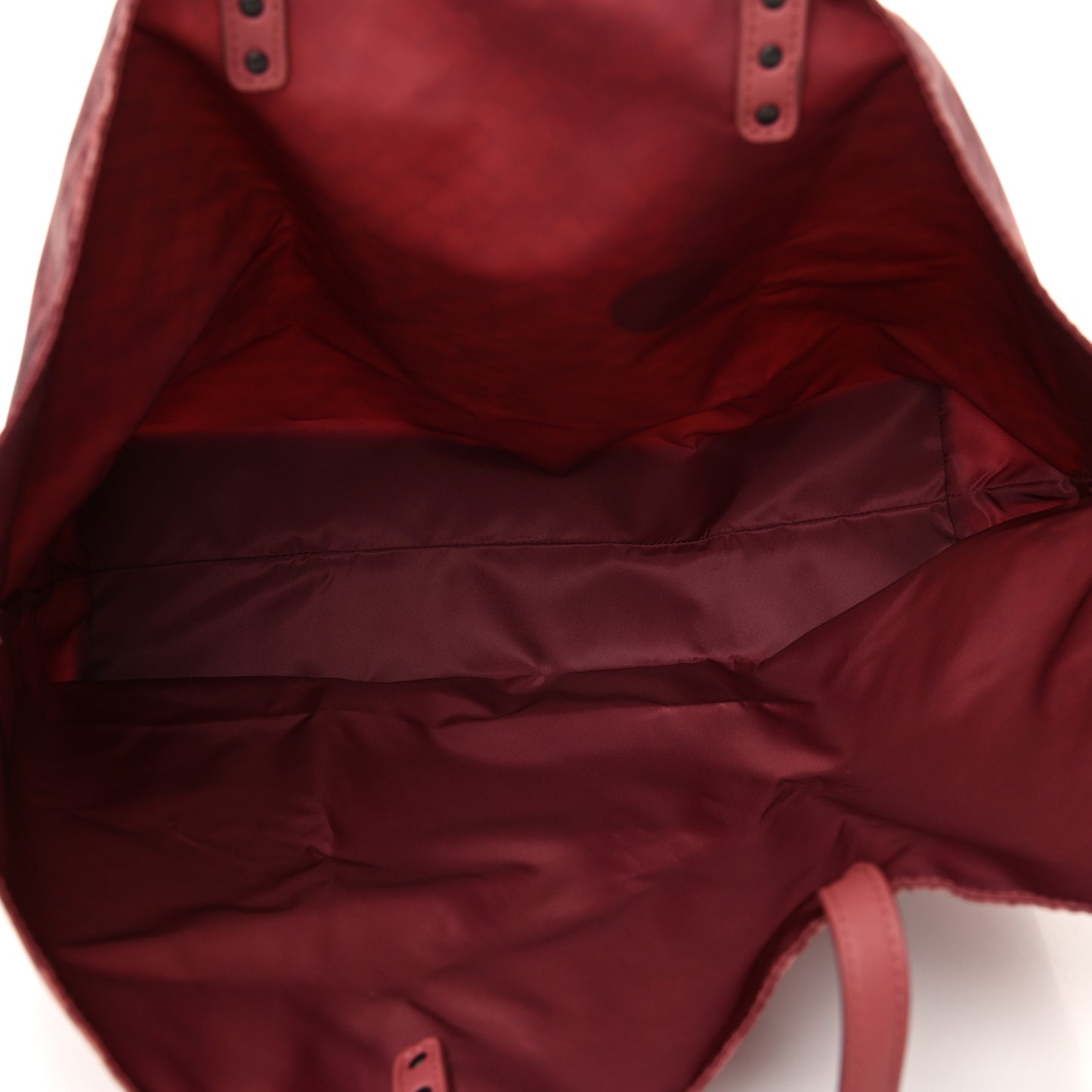 Nylon Large Intrecciolusion Tote Corallo