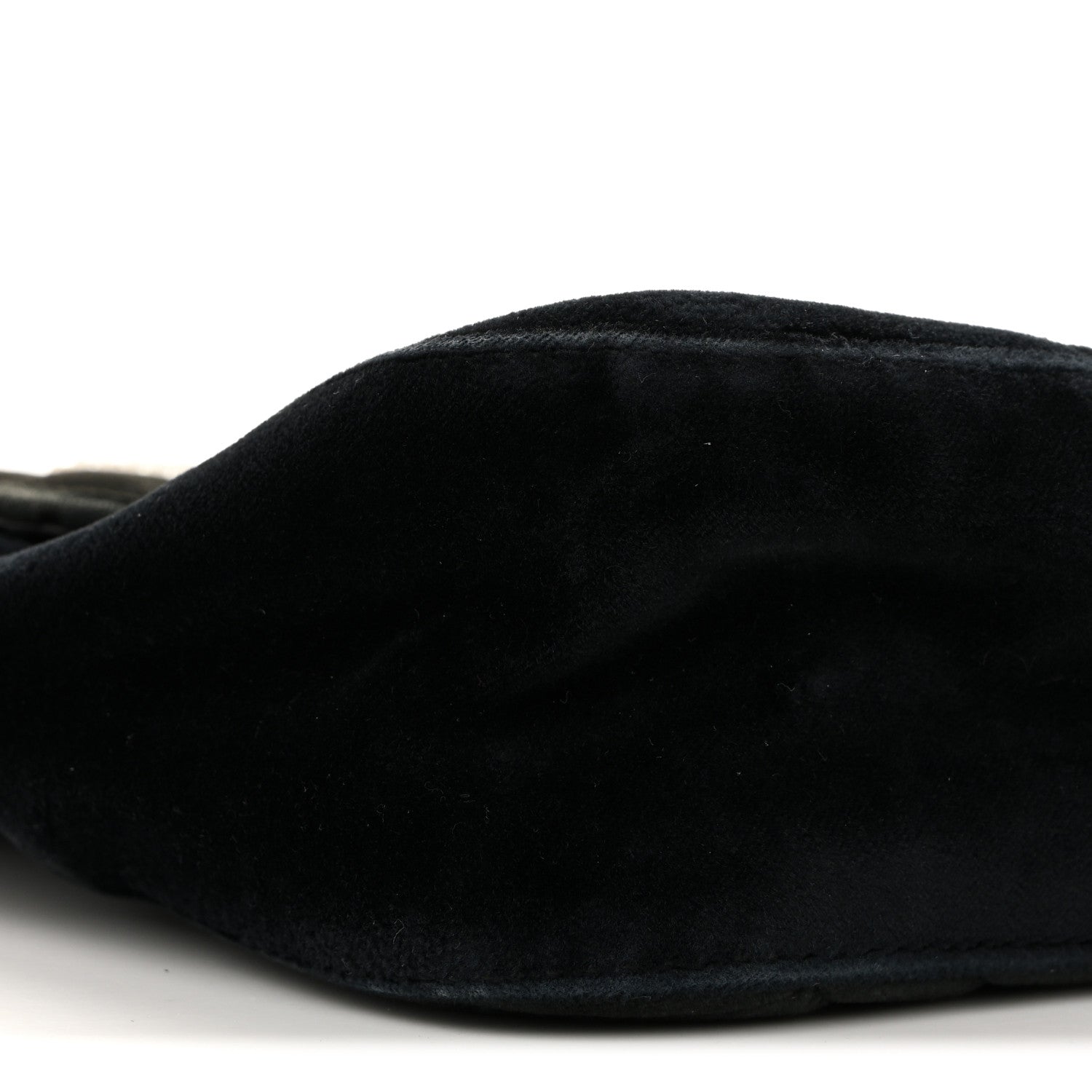 Gucci Velvet Matelasse Loved Embroidered Medium GG Marmont Shoulder Bag Black 10 of 15