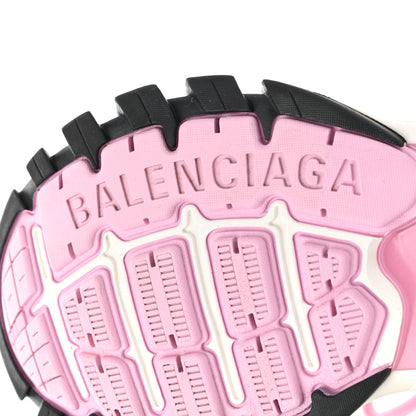 Balenciaga Rubber Mesh Tri-Color Womens Track.2 Open Sneakers 37 Pink Grey White 7 of 9