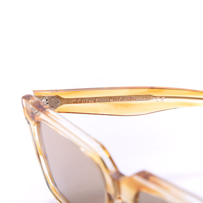 Celine Oversized Square Sunglasses CL40055F Yellow 6 of 8