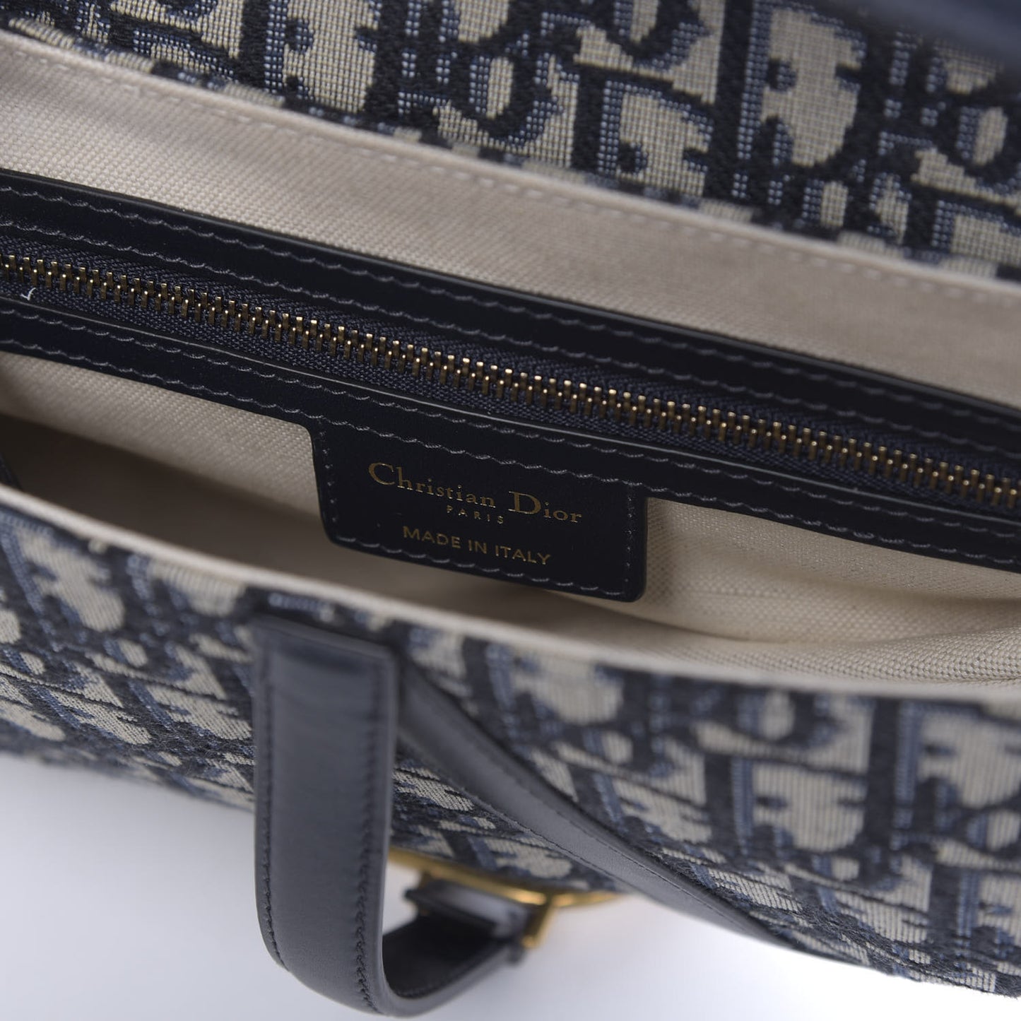 Oblique Saddle Bag Blue