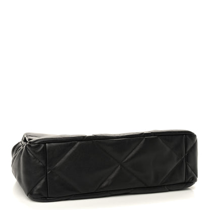 Chanel Lambskin Quilted Large Chanel 19 Flap Black 4 of 9