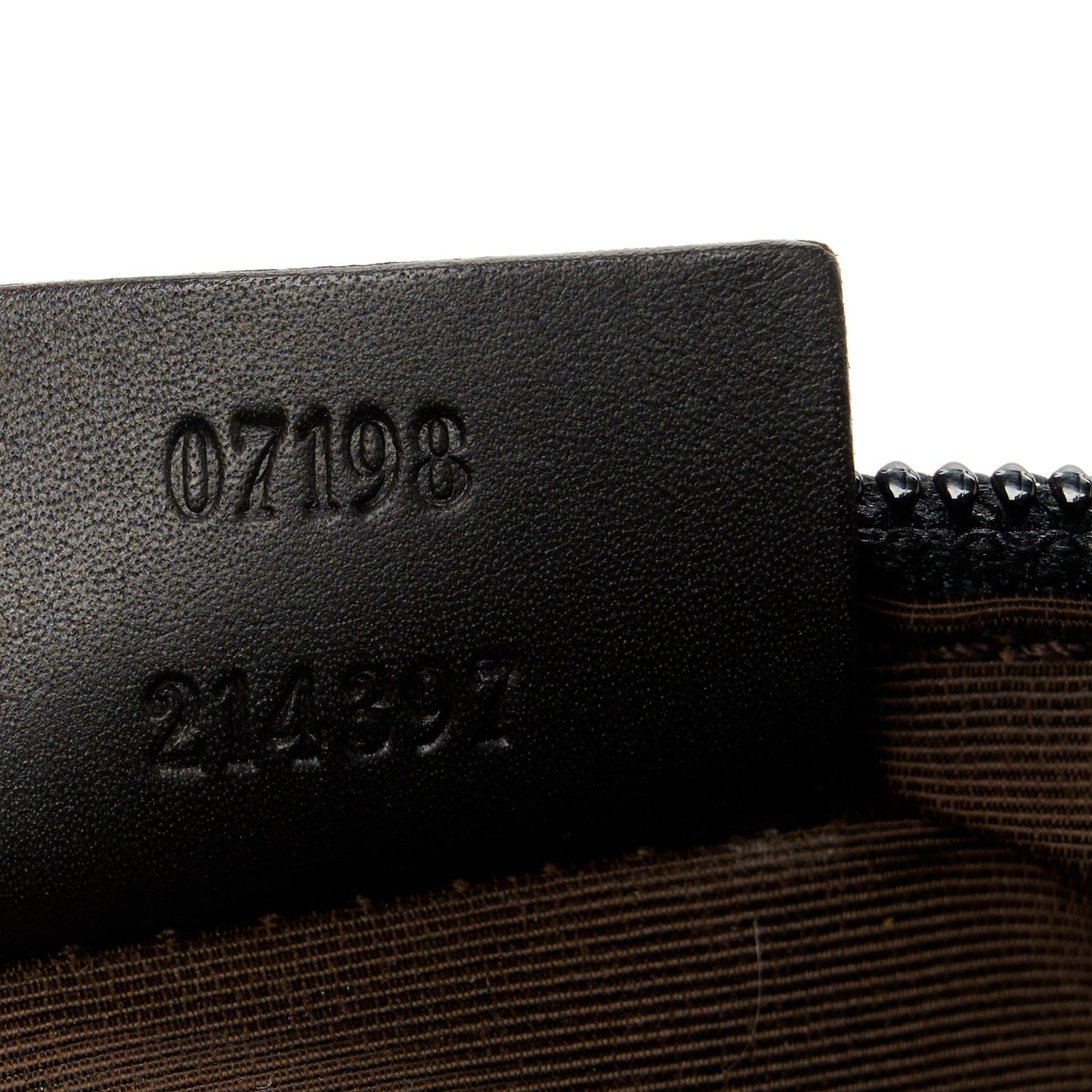 Denim Monogram Boat Pochette Dark Brown