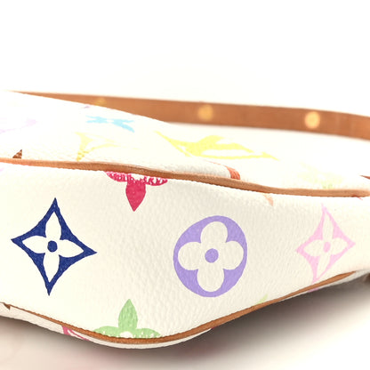 Louis Vuitton Monogram Multicolor Pochette Accessories White 9 of 10