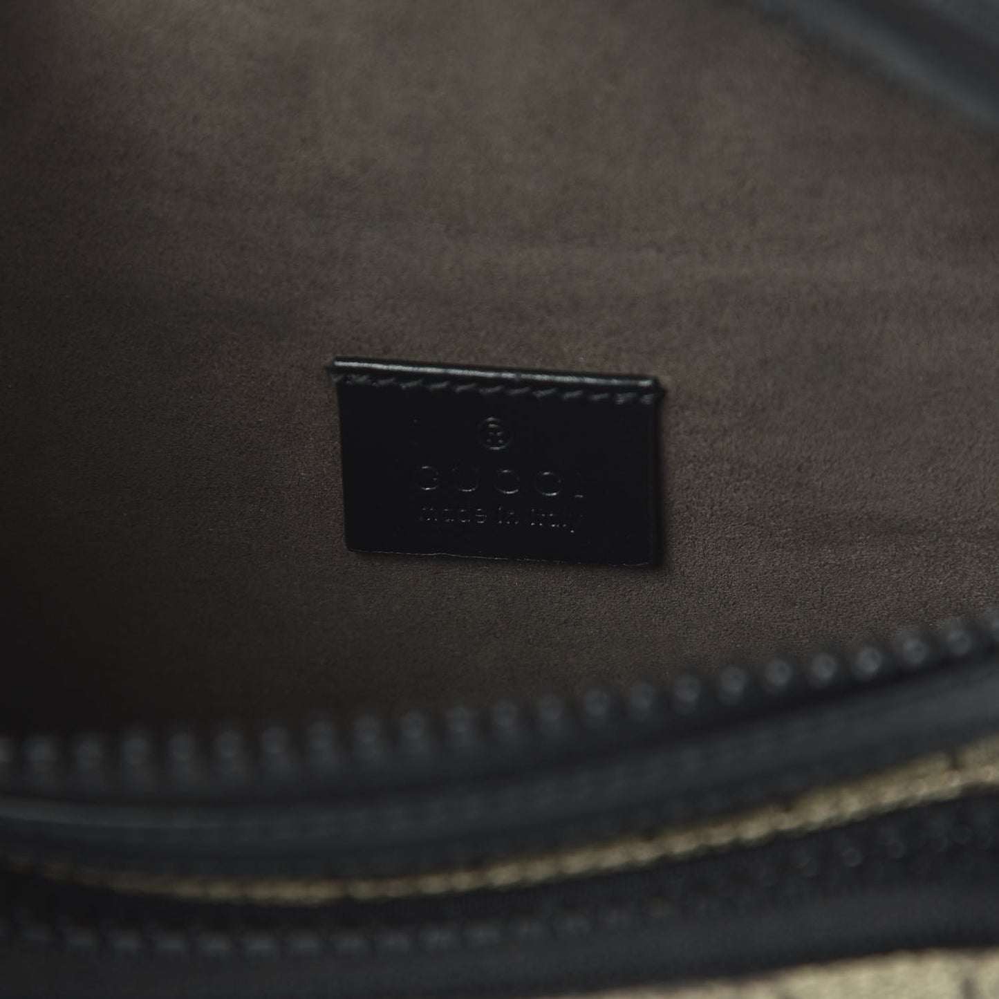 GG Supreme Monogram Belt Bag Black