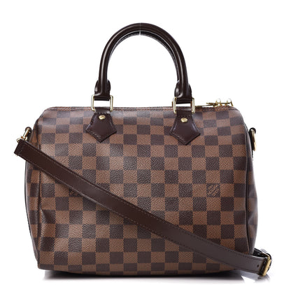 Louis Vuitton Damier Ebene Speedy Bandouliere 25 1 of 8