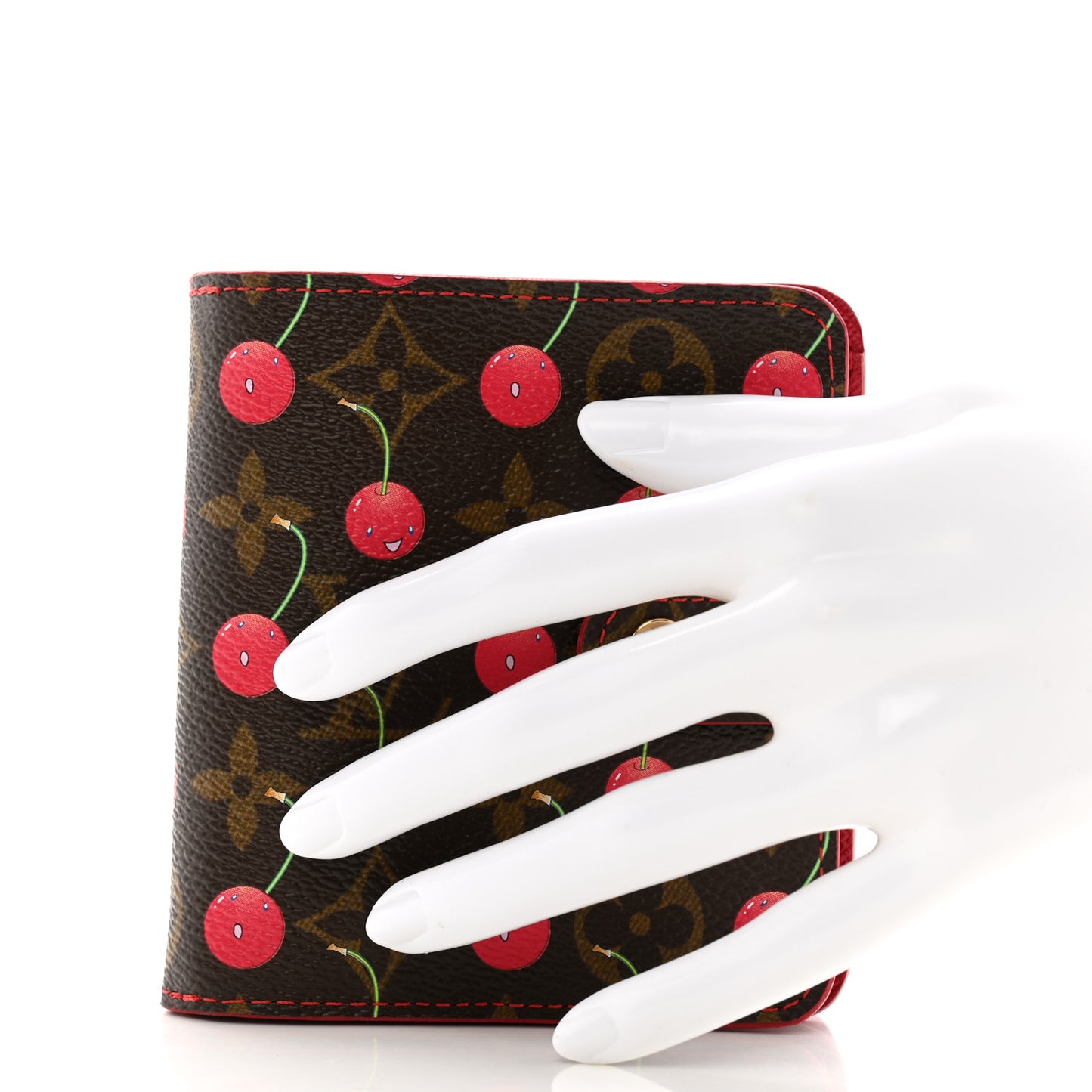 Monogram Cerises Compact Zippe Wallet