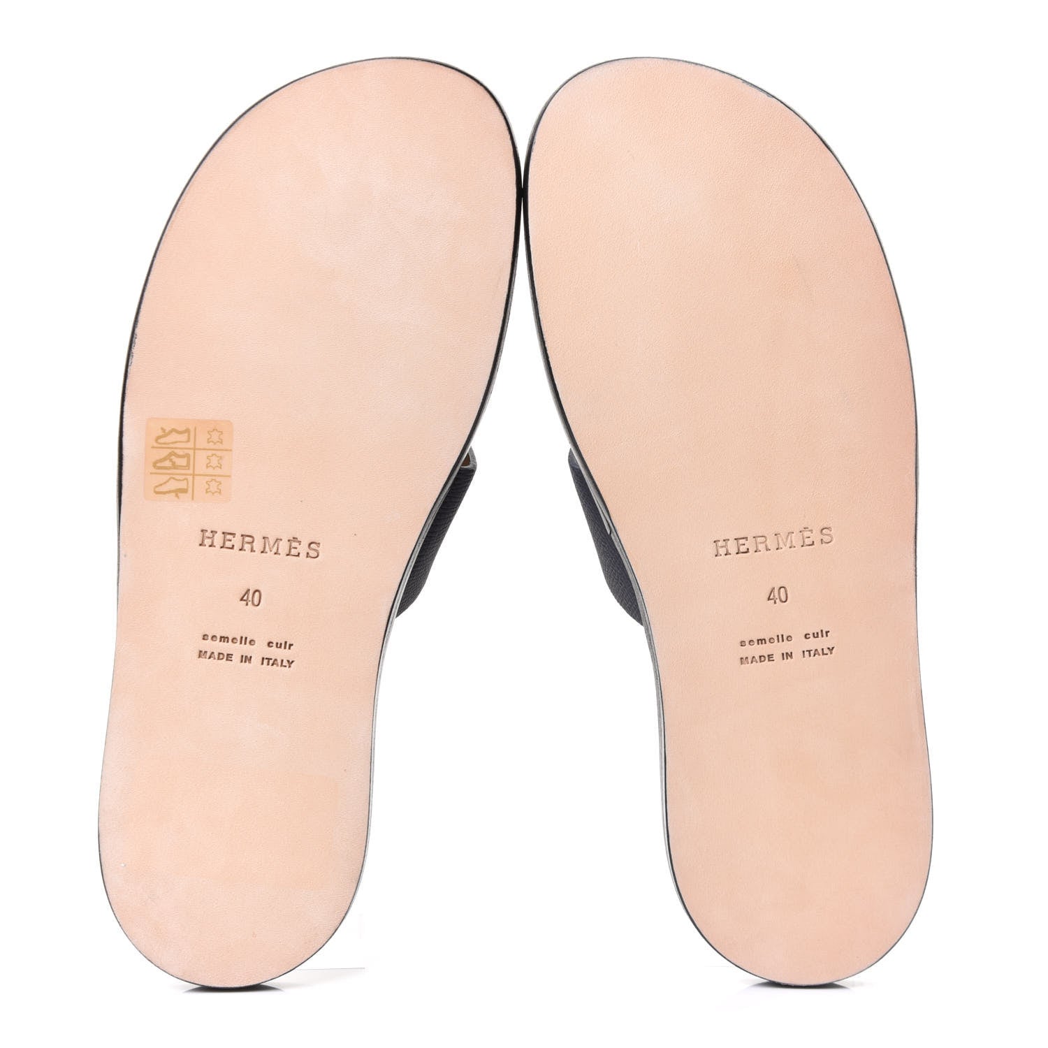 Hermes Epsom Mens Izmir Sandals 40 5 of 10