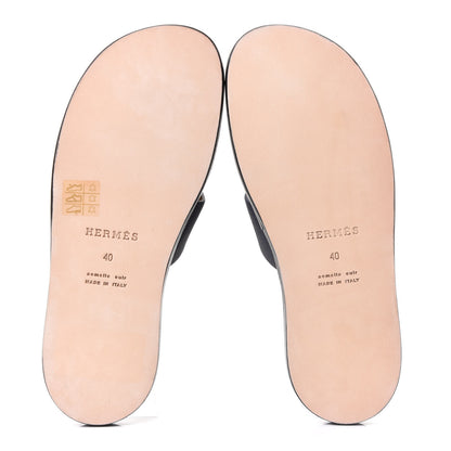 Hermes Epsom Mens Izmir Sandals 40 5 of 10