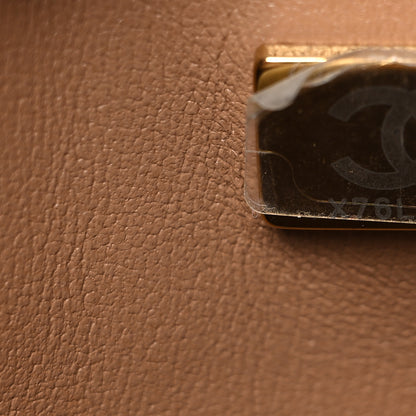 Chanel Lambskin Quilted Small Double Flap Brown 7 of 11