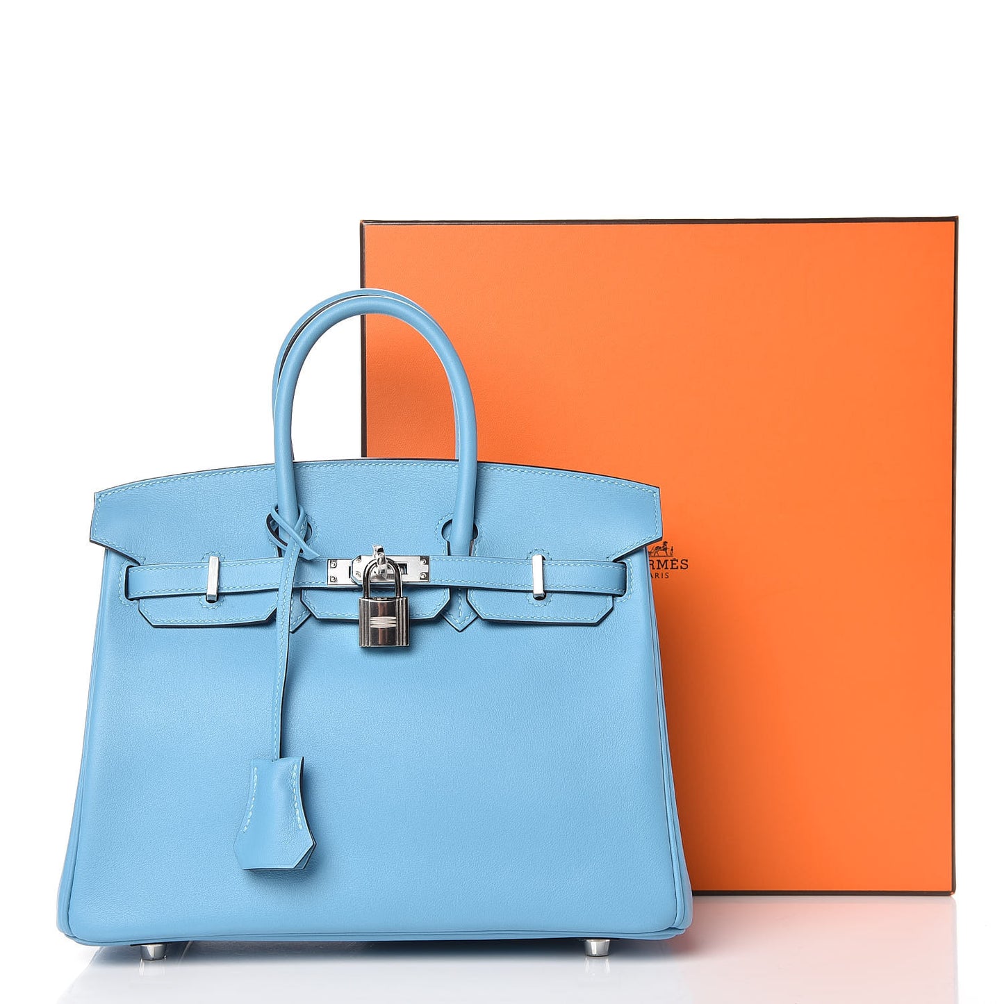 Swift Birkin 25 Bleu Du Nord