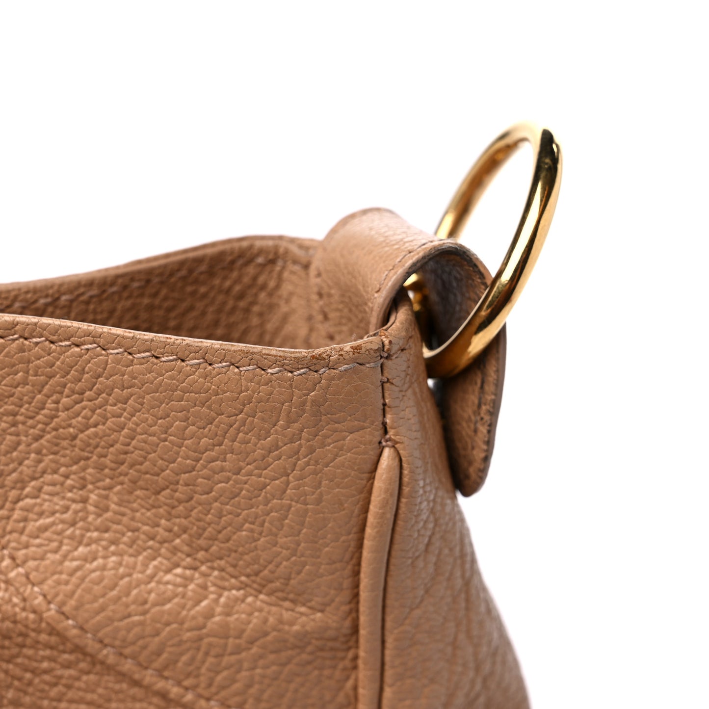 Chevre Gold Metallic Edge Hardware Velo Tomette