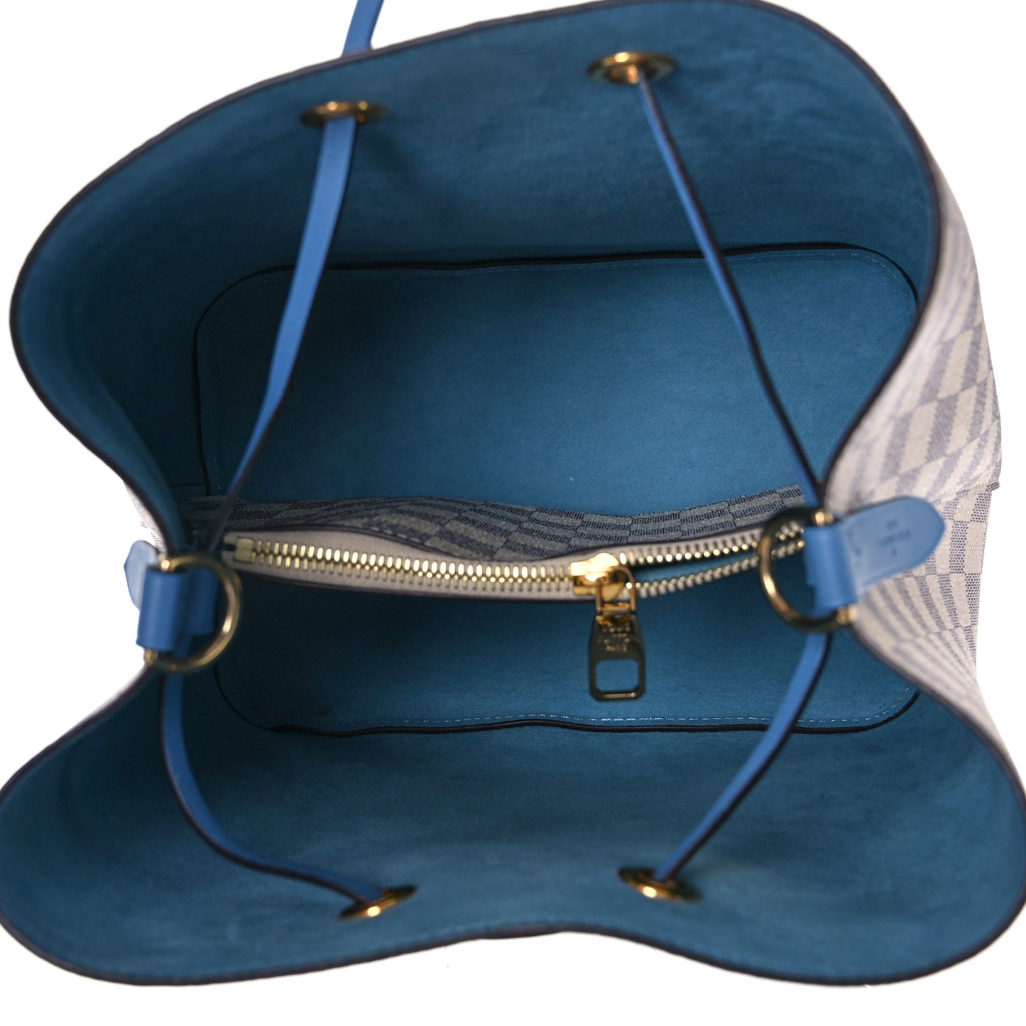 Damier Azur Neonoe MM Bleuet