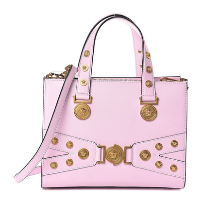 Versace Calfskin Medusa Stud Tribute Tote Pink 1 of 9