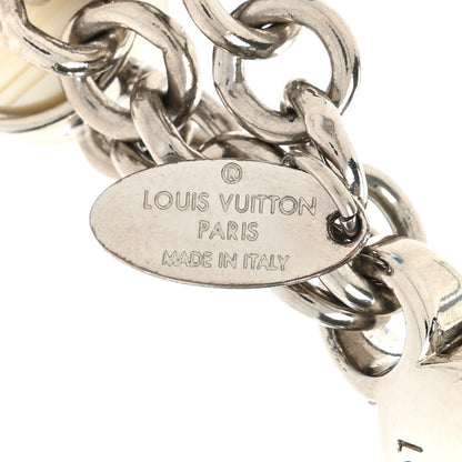 Louis Vuitton Fleur d Epi Bag Charm Ivory 5 of 5