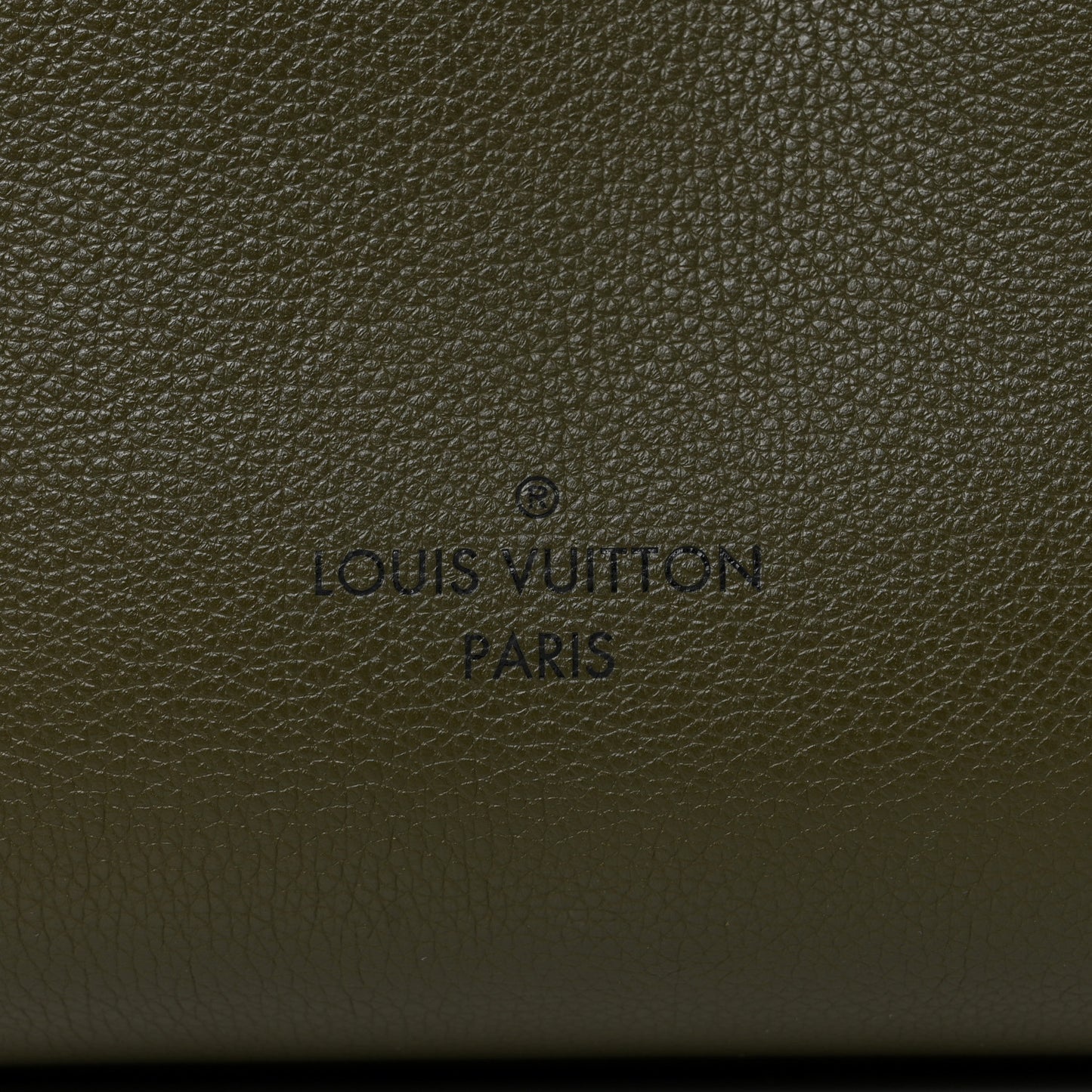 Calfskin Monogram On My Side MM Laurier Green Toffee Latte Beige