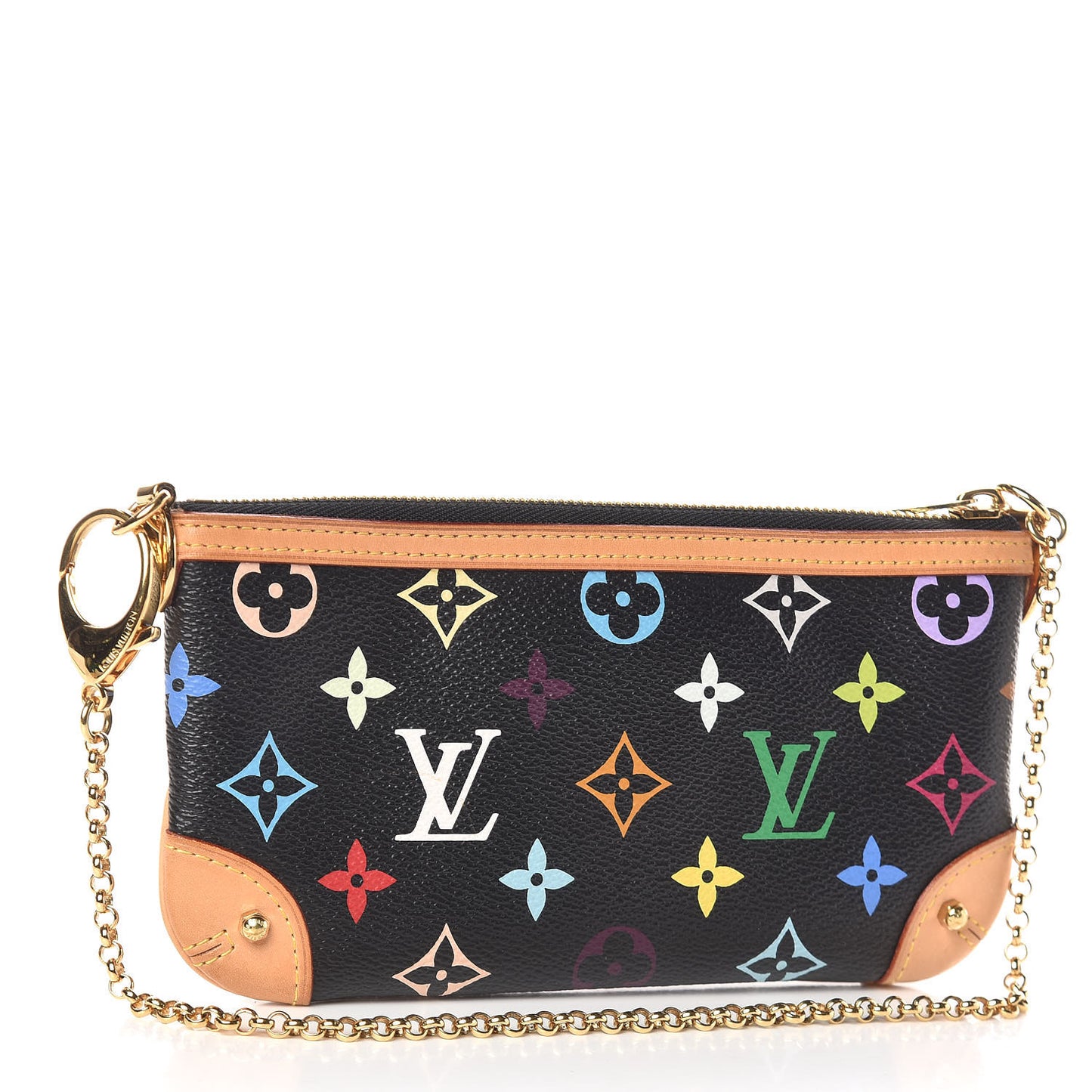 Monogram Multicolor Pochette Milla MM Black