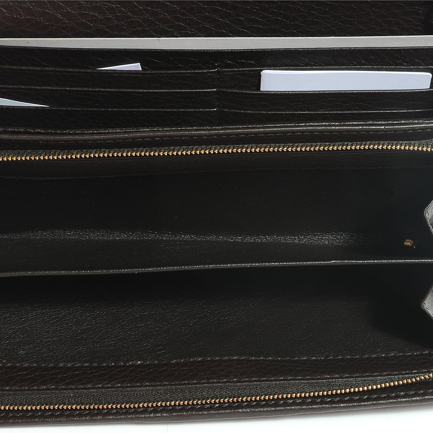 Leather Heritage Chain Wallet Chocolate Brown