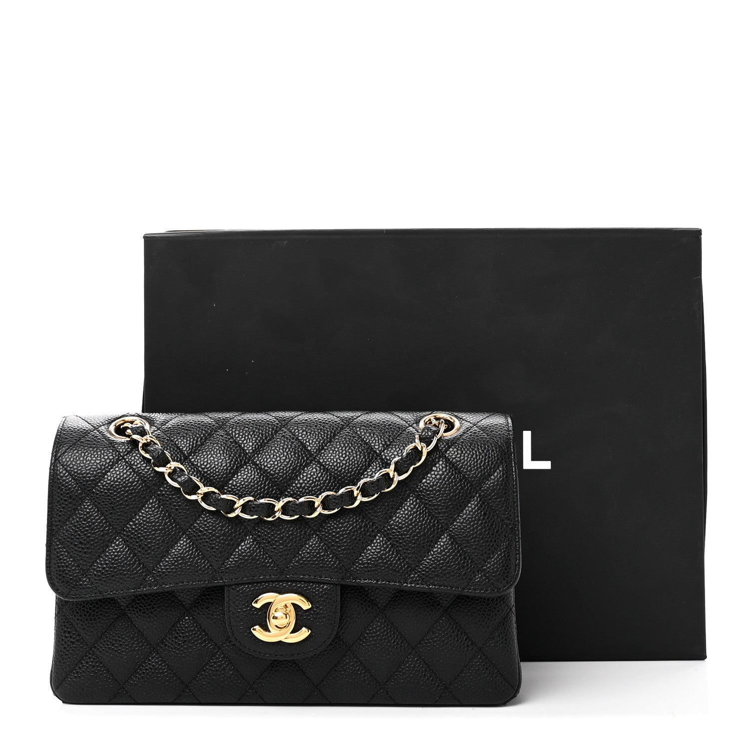 Chanel Caviar Quilted Small Double Flap Black 11 of 11