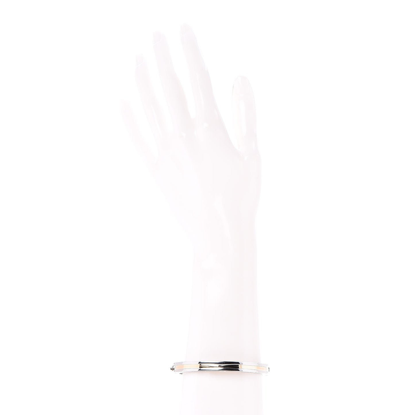 18K Yellow Gold Stainless Steel B.Zero1 Bangle Bracelet
