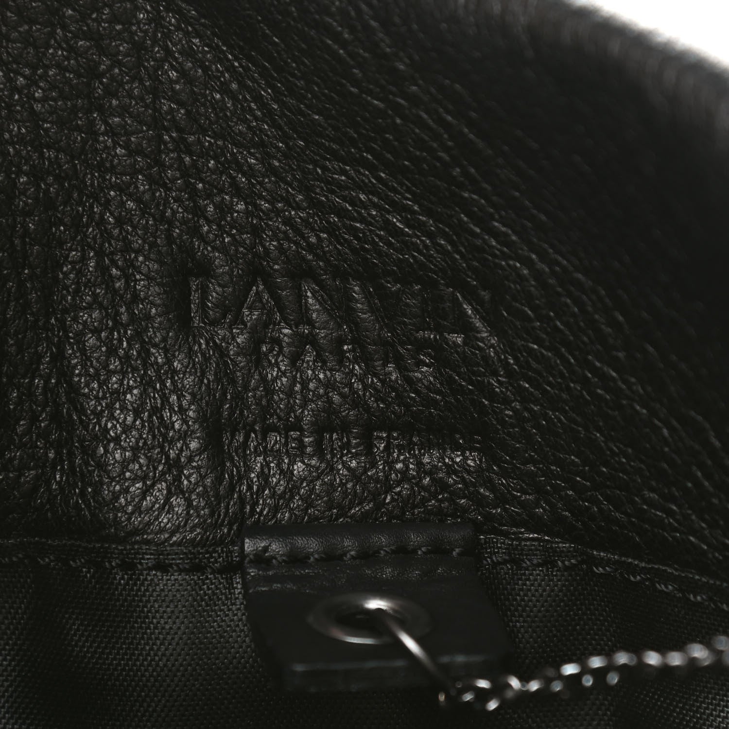 Lanvin Calfskin Kansas Tote Black 6 of 8
