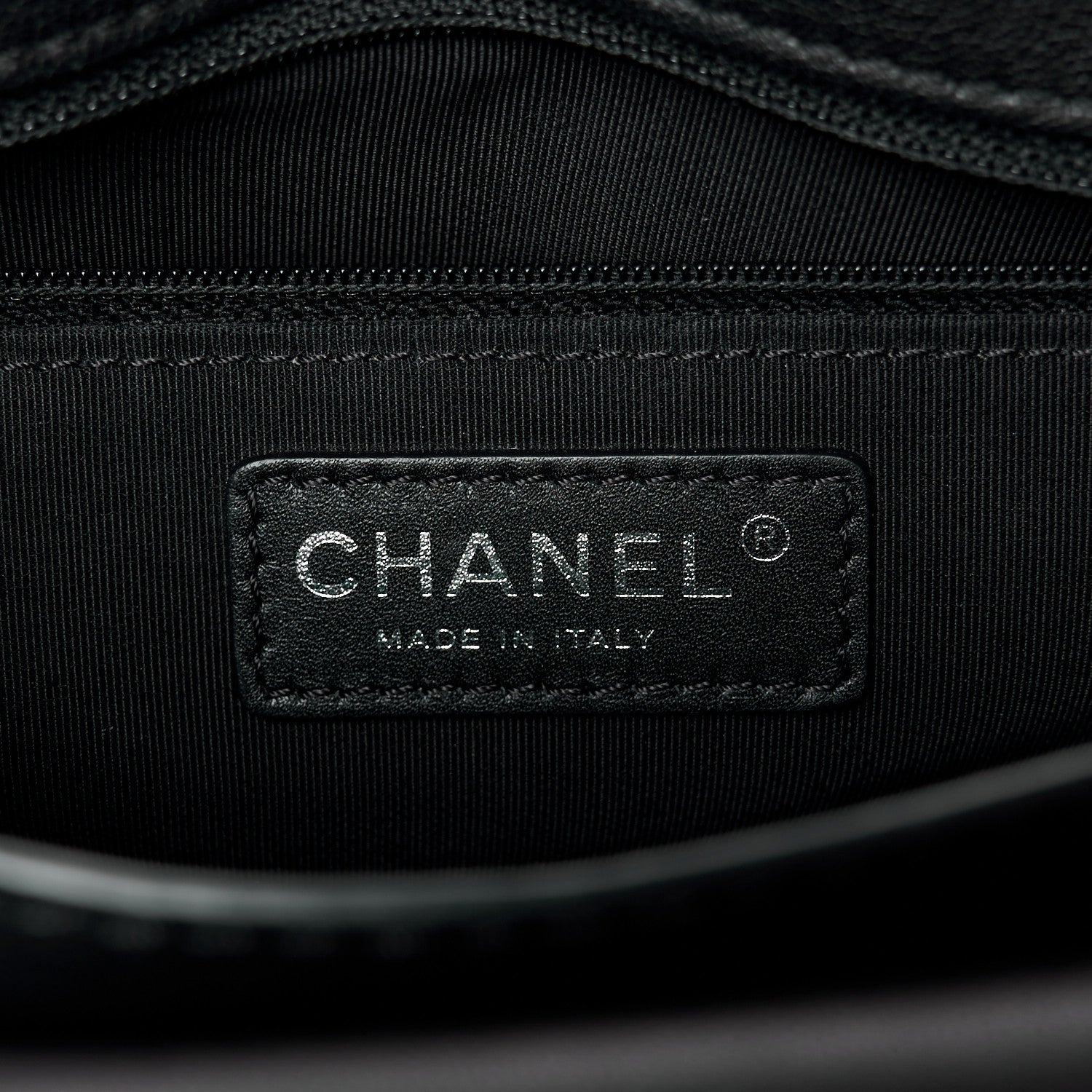 Chanel Metallic Goatskin Quilted Large Rock In Rome Flap Black 6 of 11