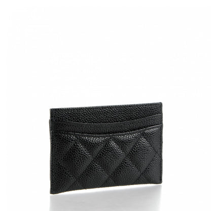 Chanel Caviar Quilted Card Holder Black 3 of 8