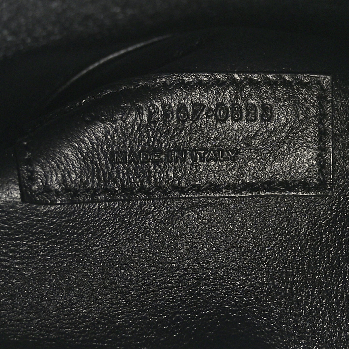 Calfskin Crocodile Embossed Paris Mini Toy Shopper Tote Black
