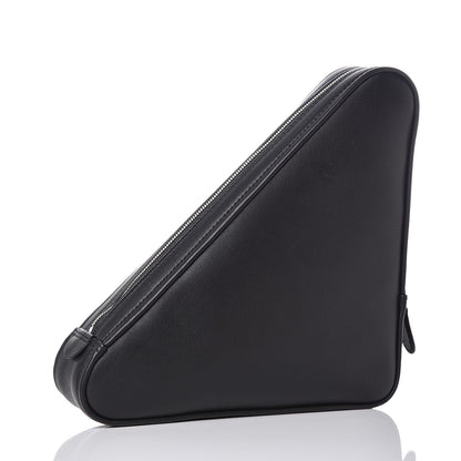 Balenciaga Calfskin M Triangle Pouch Black 3 of 7