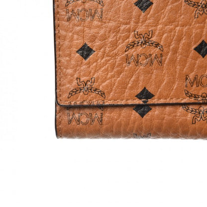 MCM Visetos Continental Flap Wallet Cognac 8 of 8