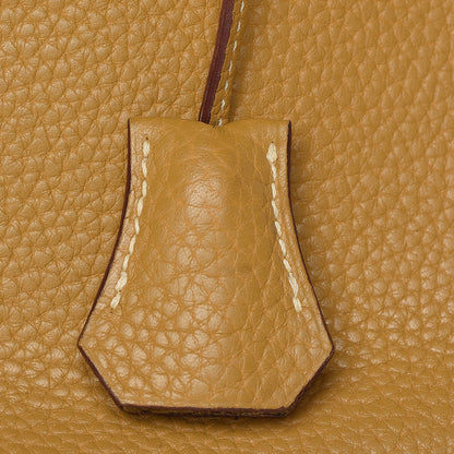 Hermes Taurillon Clemence Birkin 35 Curry 27 of 43