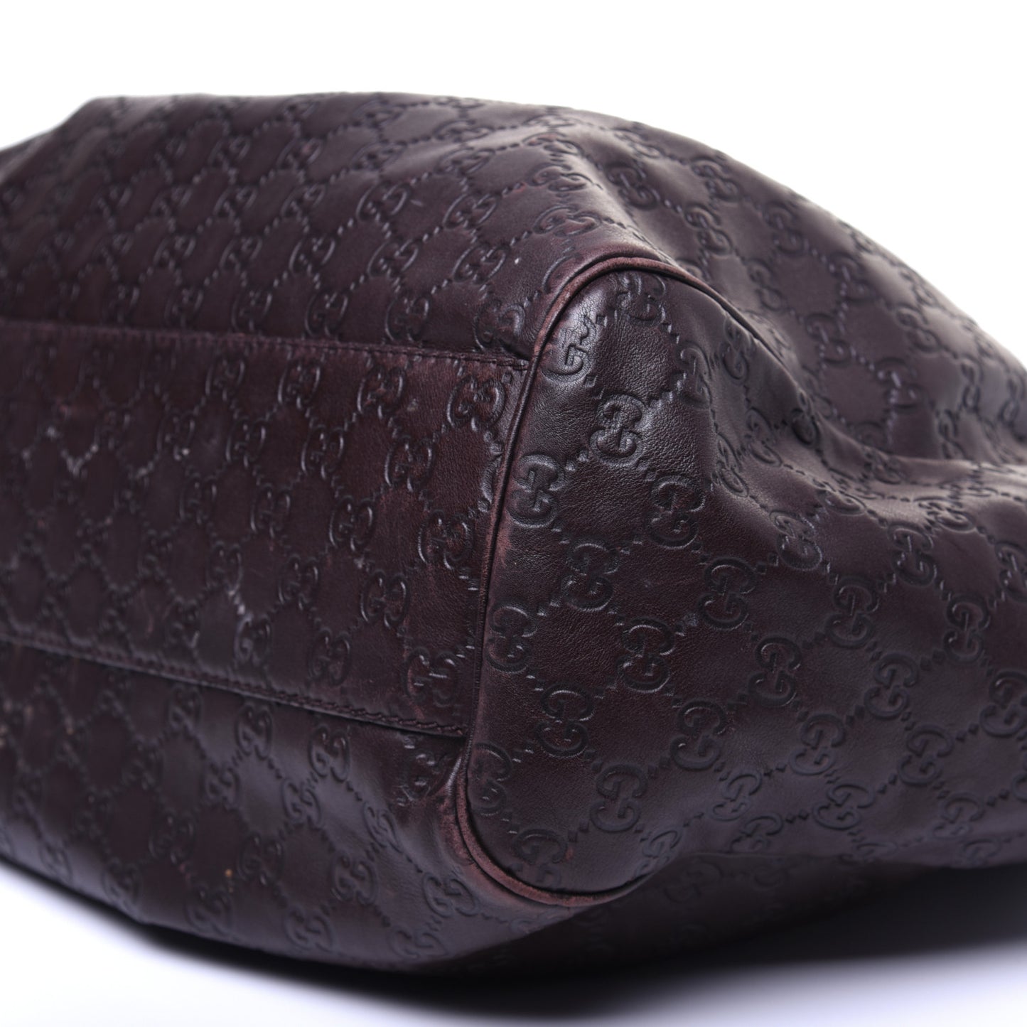 Guccissima Signature Large Sukey Tote Chocolate