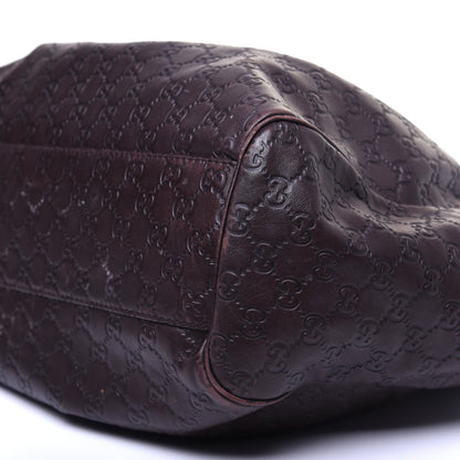 Gucci Guccissima Signature Large Sukey Tote Chocolate 7 of 13