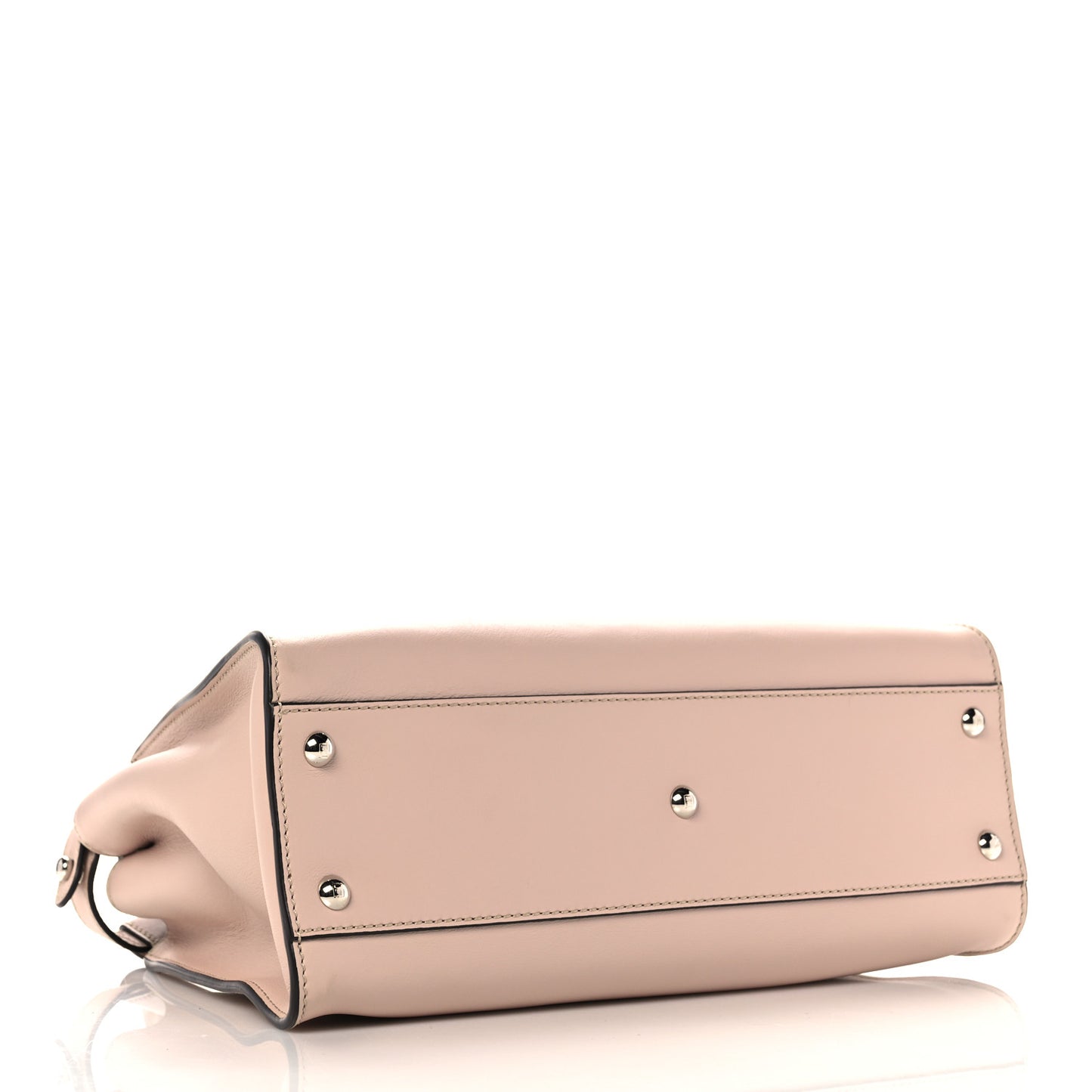 Vitello Seta Shiny Nappa Medium Peekaboo Iconic Satchel Soap Opale