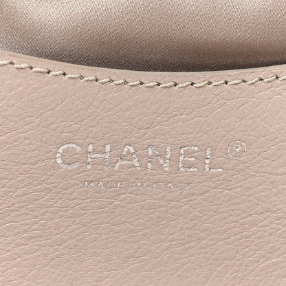 Chanel Glazed Calfskin Large On The Road Tote Beige 8 of 14
