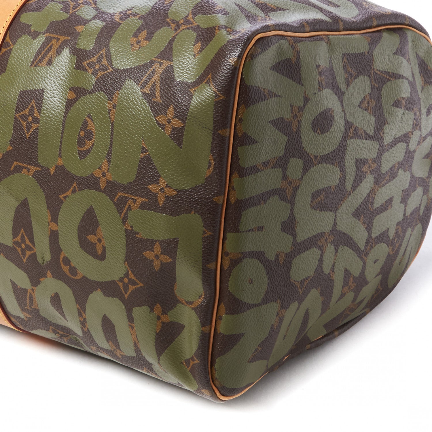 Louis Vuitton Graffiti Keepall 50 Kaki 5 of 10