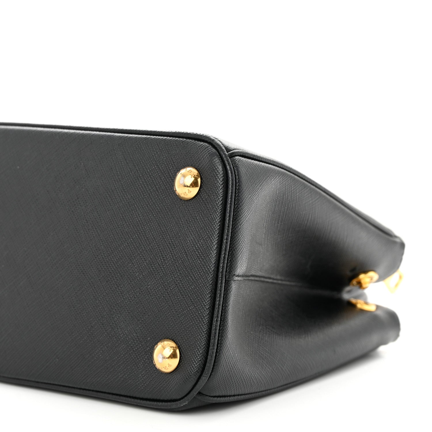 Prada Saffiano Lux Mini Galleria Double Zip Tote Black 10 of 11